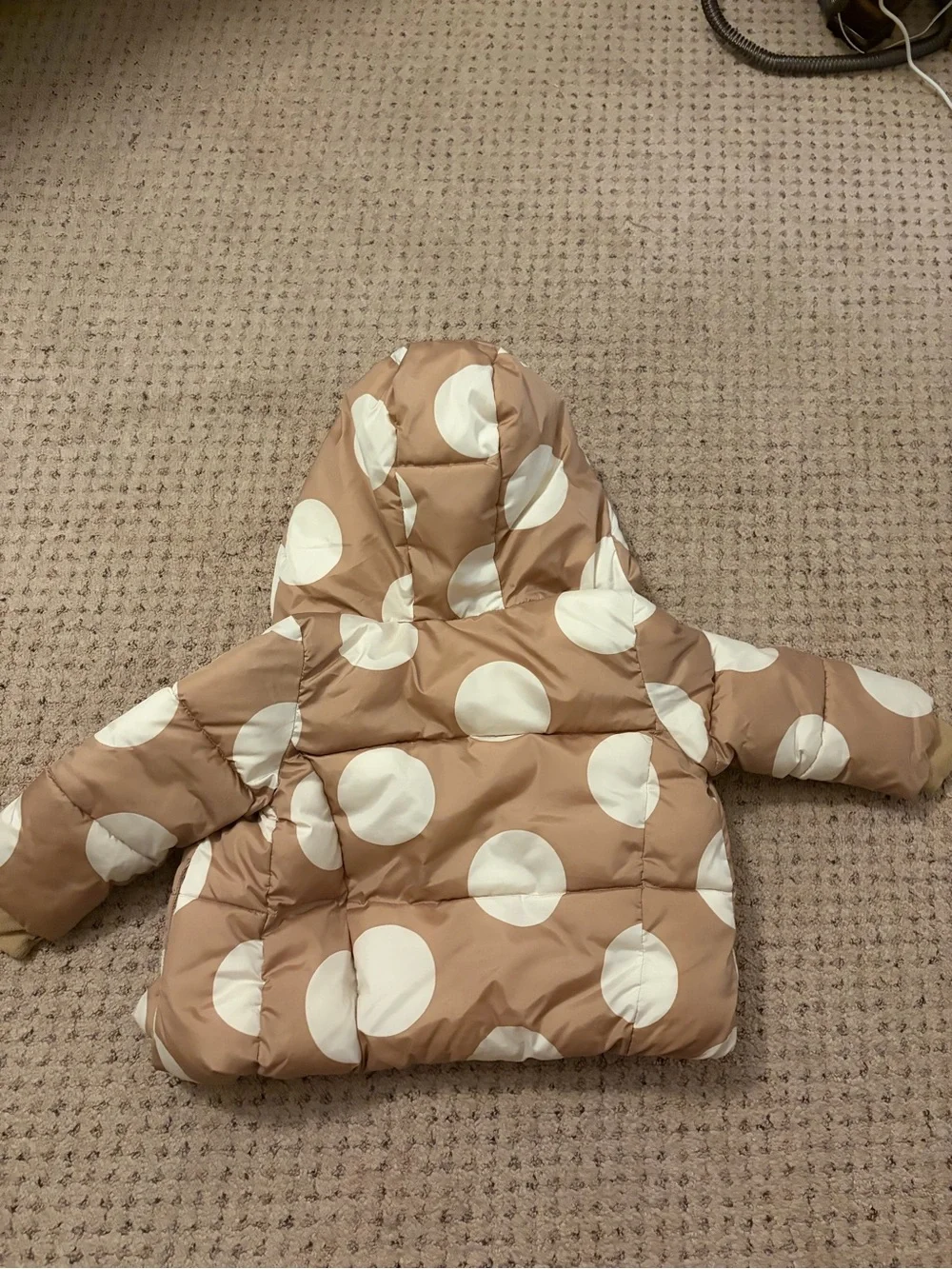 GAP Polka Dot Puffer Coat -3T